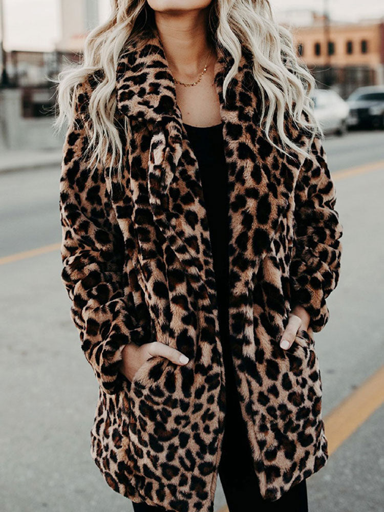 Vossermode | Panterprint Herfst/Winter jas