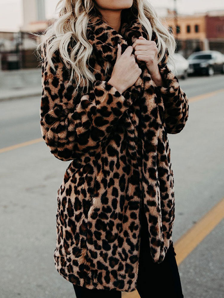 Vossermode | Panterprint Herfst/Winter jas