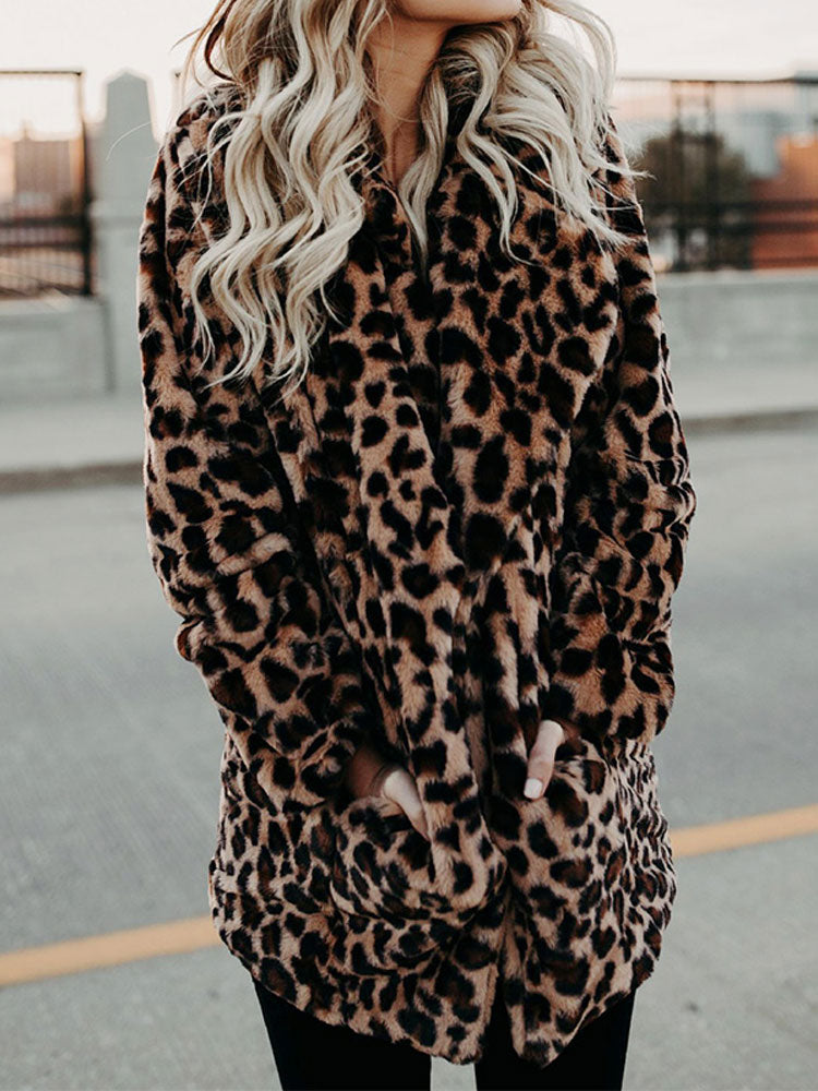 Vossermode | Panterprint Herfst/Winter jas
