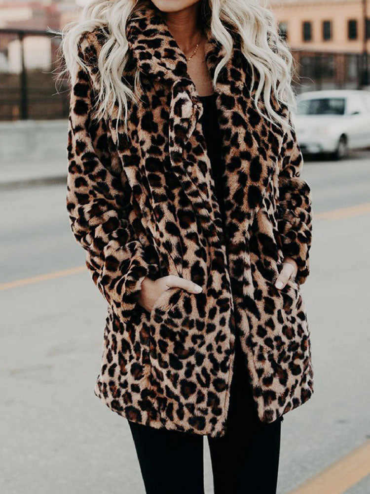 Vossermode | Panterprint Herfst/Winter jas