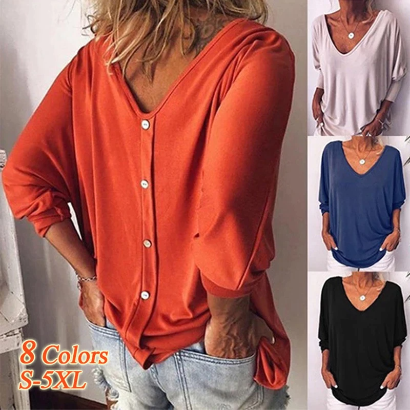 Vossermode | Plus size vrouwen los baggy t-shirt
