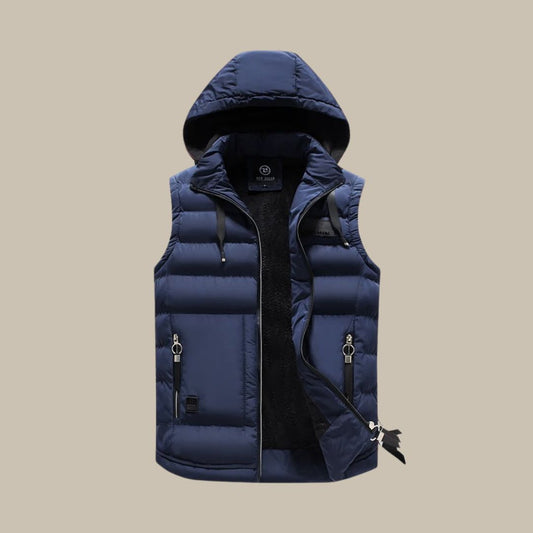 Vosser | Casual puffer bodywarmer met capuchon