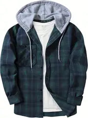 Vosser | Hooded Flannel Vest